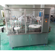 Automatic Bottle liquid filling capping and labeling machine